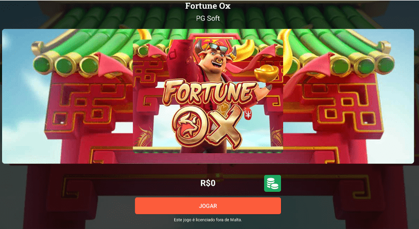jogar Fortune Ox no Leo Vegas Casino